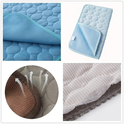 Self Cooling Pet Mat For Dogs & Cats Summer Comfort