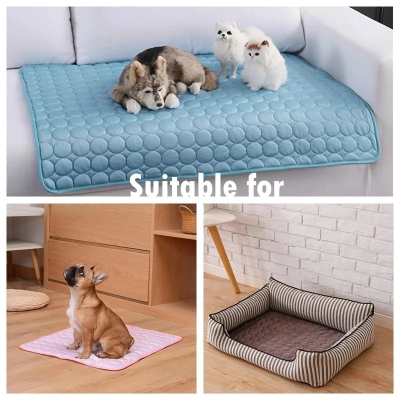 Self Cooling Pet Mat For Dogs & Cats Summer Comfort