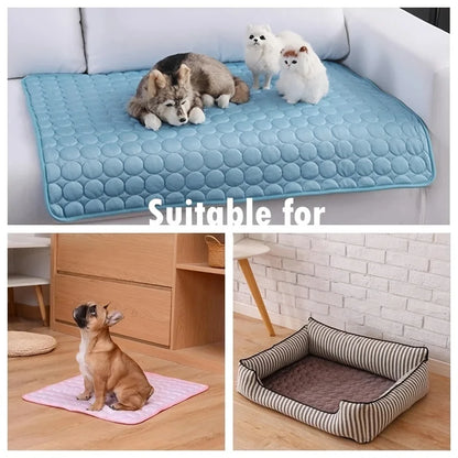Self Cooling Pet Mat For Dogs & Cats Summer Comfort