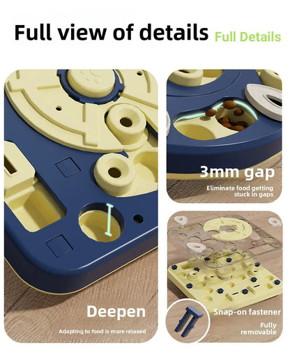 Interactive Puzzle Slow Feeder Toy For Dogs & Cats
