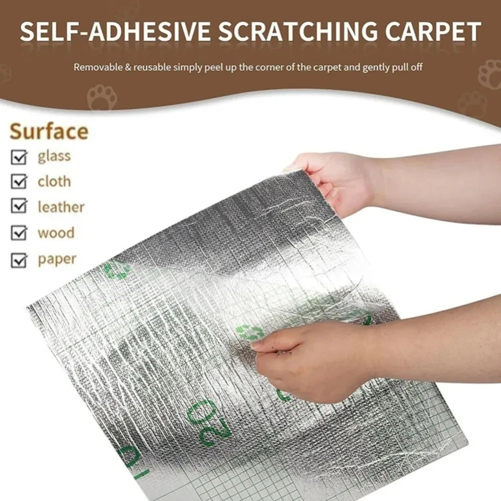 Self-Adhesive Cat Scratching Mat Furniture Protector