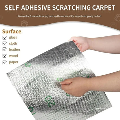 Self-Adhesive Cat Scratching Mat Furniture Protector