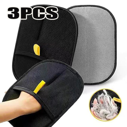 Pet Hair Remover Glove – Double-Sided Grooming Mitt