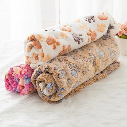Soft Fleece Pet Blanket For Cats & Dogs