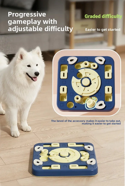 Interactive Puzzle Slow Feeder Toy For Dogs & Cats