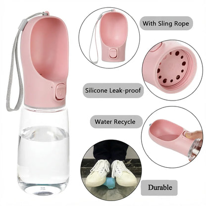Leakproof Portable Dog Water Bottle For Travel