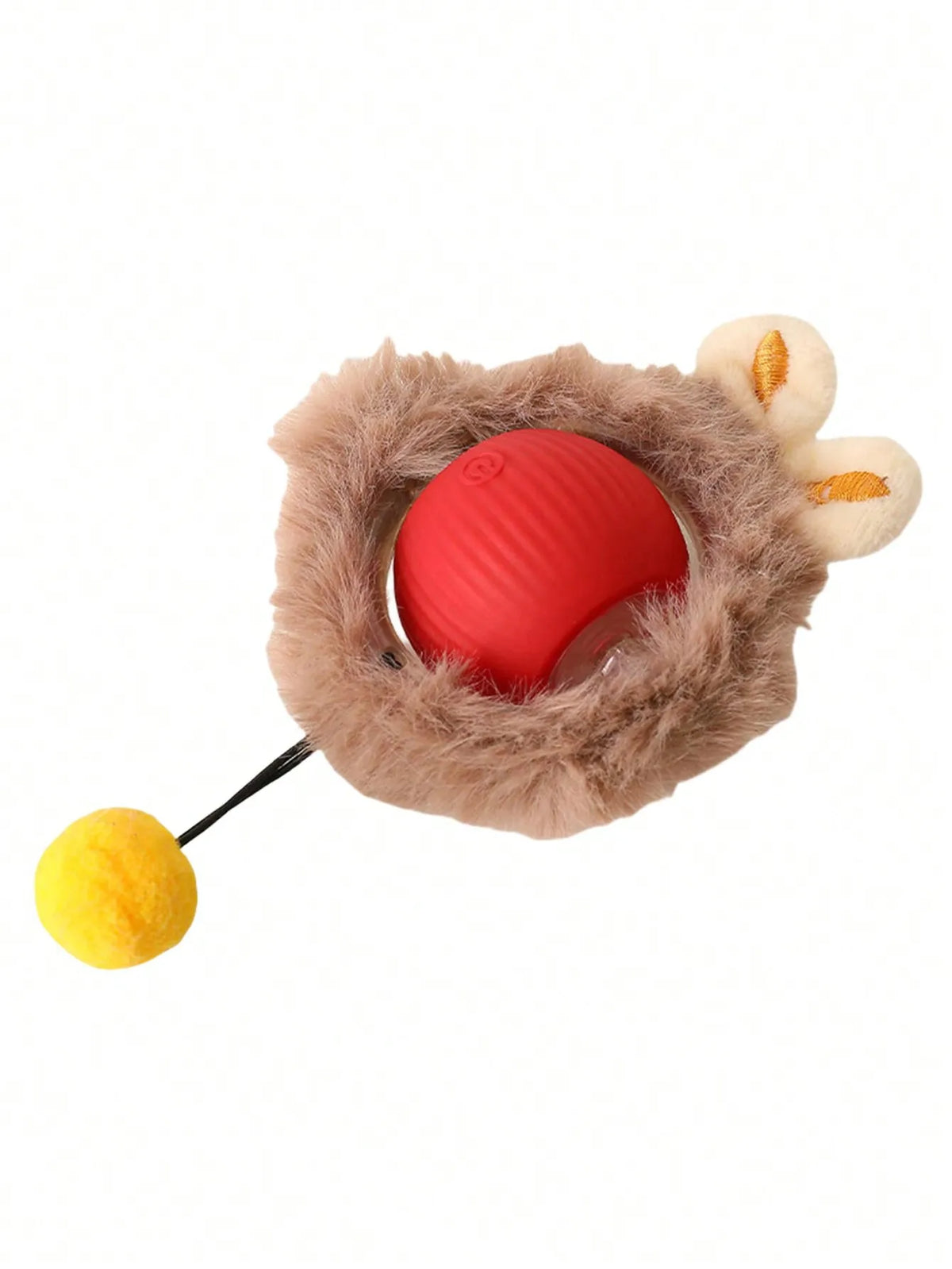 USB Rechargeable Interactive Cat Hunting Ball Toy With Light