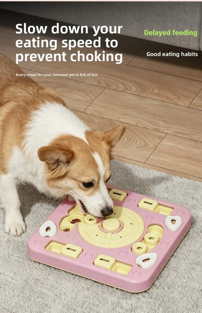 Interactive Puzzle Slow Feeder Toy For Dogs & Cats