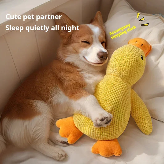 Plush Squeaky Duck Toy For Dogs & Cats