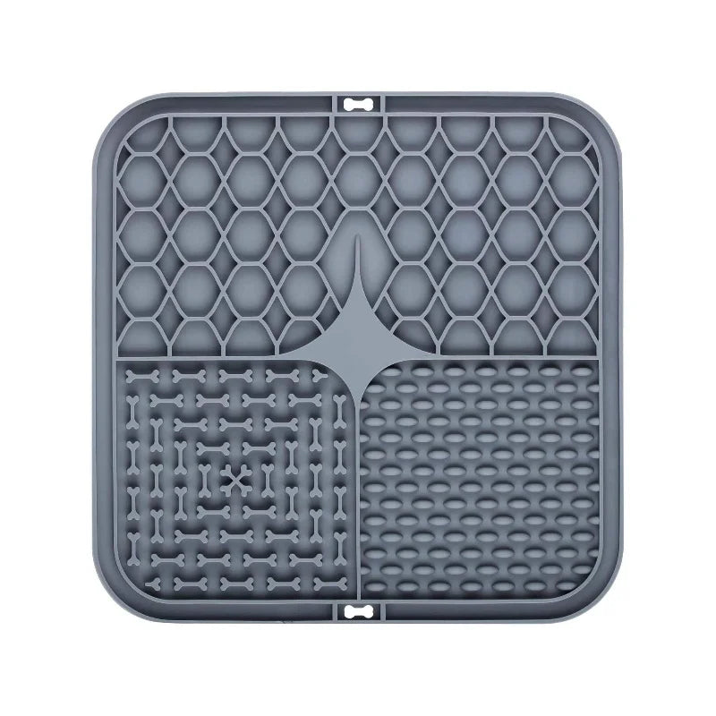 Lick Mat – Suction-Cup Slow Feeder for Dogs and Cats