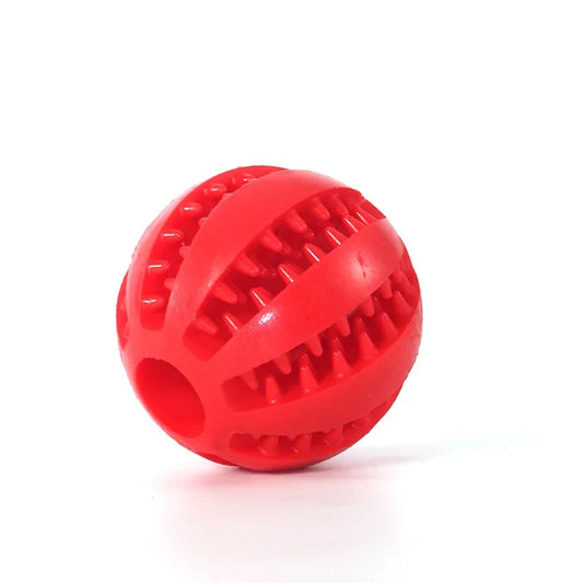 Treat-Dispensing Rubber Ball – Chew and Training Dog Toy