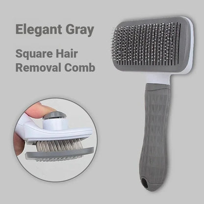 Pet Hair Remover Grooming Brush For Dogs & Cats