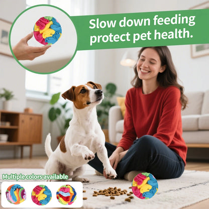 Interactive Dog Snuffle Ball For Nose Work Training