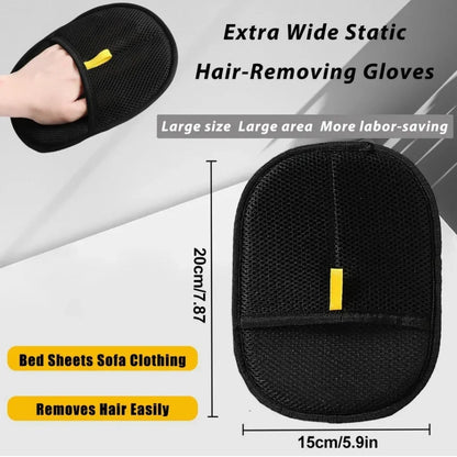 Portable Pet Hair Remover Grooming Glove For Cats