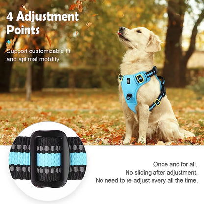 No Pull Adjustable Padded Dog Harness Vest