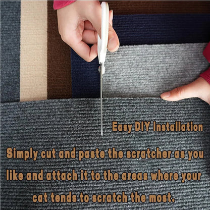 Self-Adhesive Cat Scratching Mat Furniture Protector