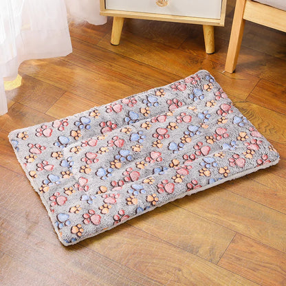 Warm Plush Pet Sleeping Mat For Cats & Dogs