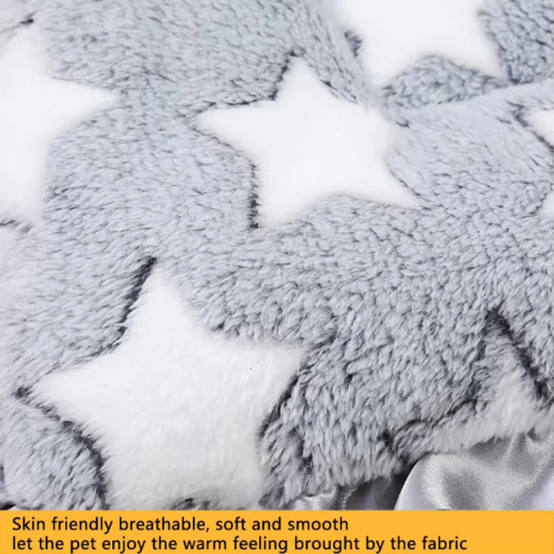 Warm Plush Pet Sleeping Mat For Cats & Dogs
