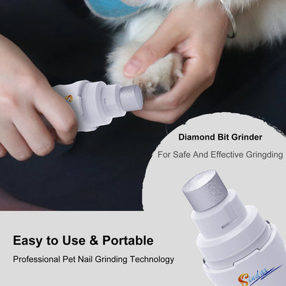 USB Rechargeable Electric Dog Nail Grinder Trimmer