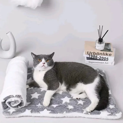 Warm Plush Pet Sleeping Mat For Cats & Dogs