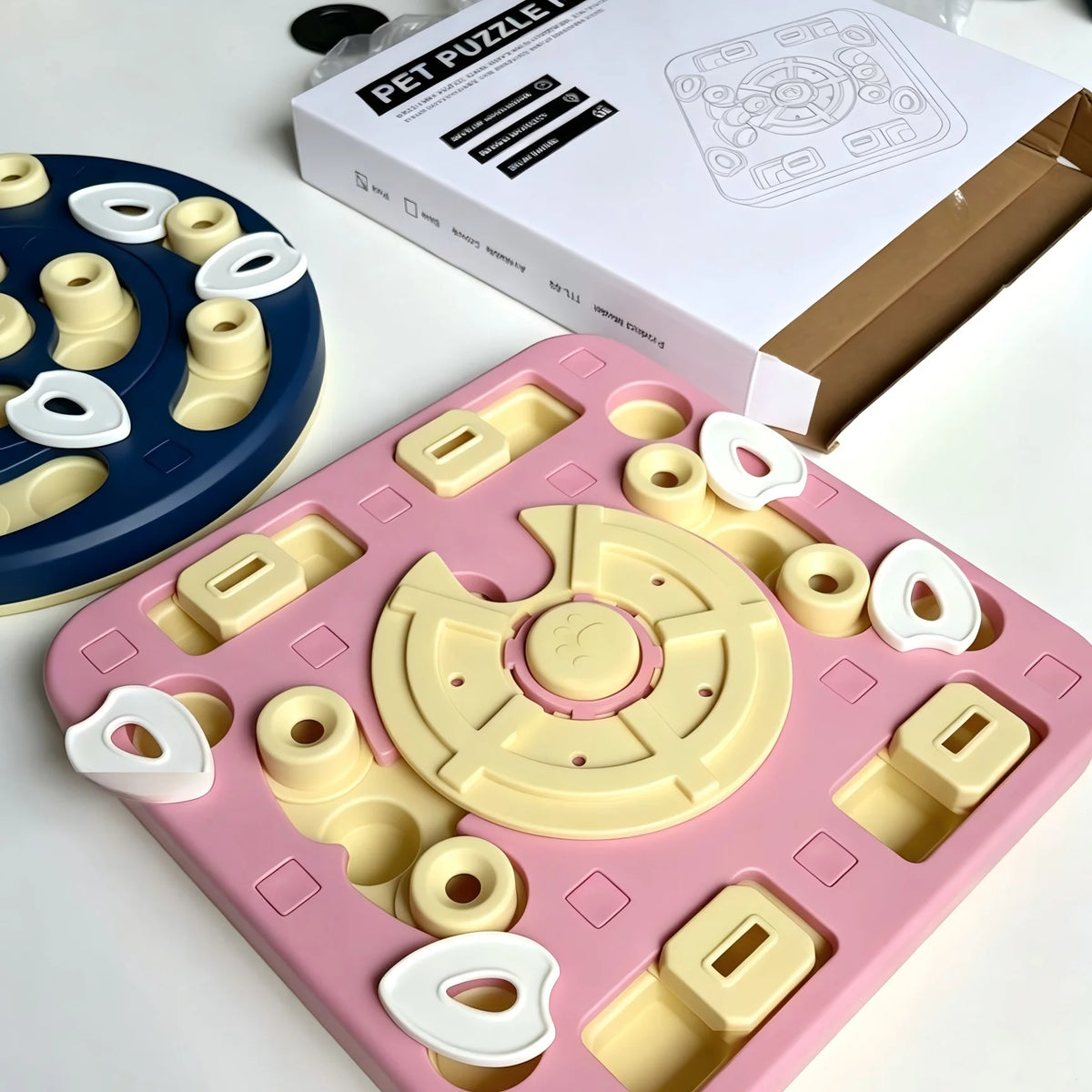 Interactive Puzzle Slow Feeder Toy For Dogs & Cats