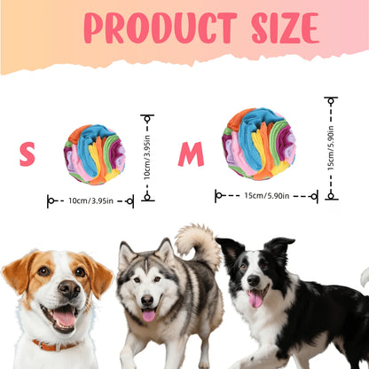 Interactive Dog Snuffle Ball For Nose Work Training