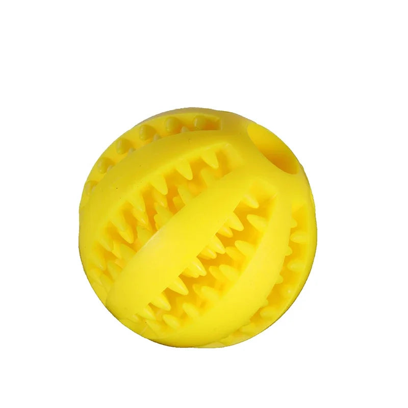 Treat-Dispensing Rubber Ball – Chew and Training Dog Toy