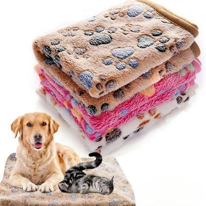 Soft Fleece Pet Blanket For Cats & Dogs