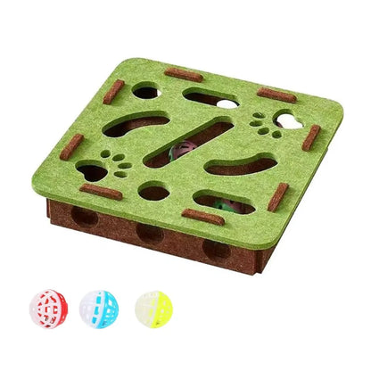 Interactive Cat Puzzle Hunting Toy Box With Ball