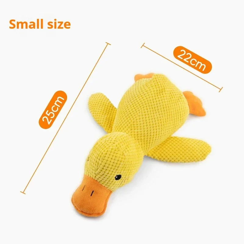 Plush Squeaky Duck Toy For Dogs & Cats