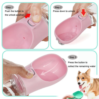 Leakproof Portable Dog Water Bottle For Travel