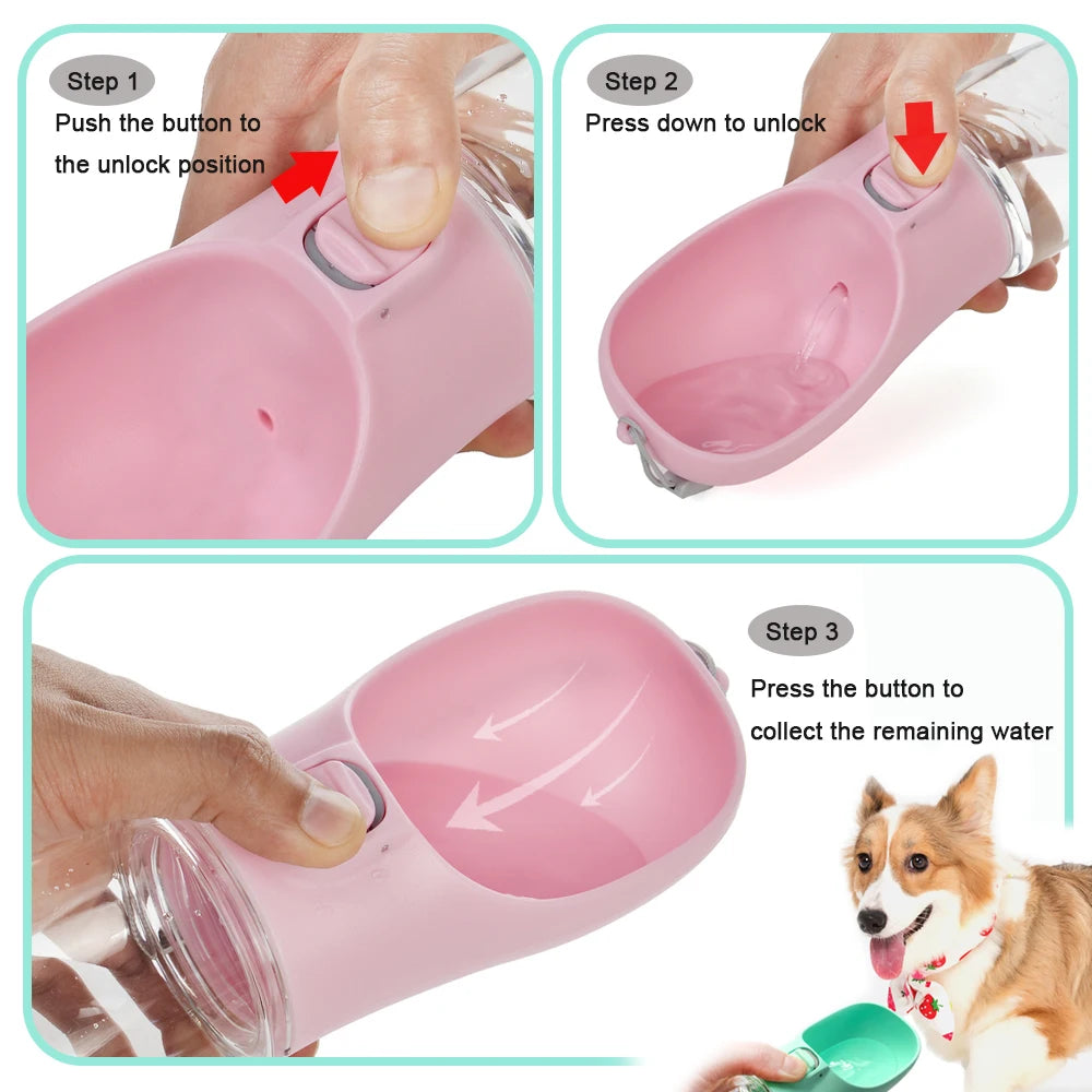 Leakproof Portable Dog Water Bottle For Travel
