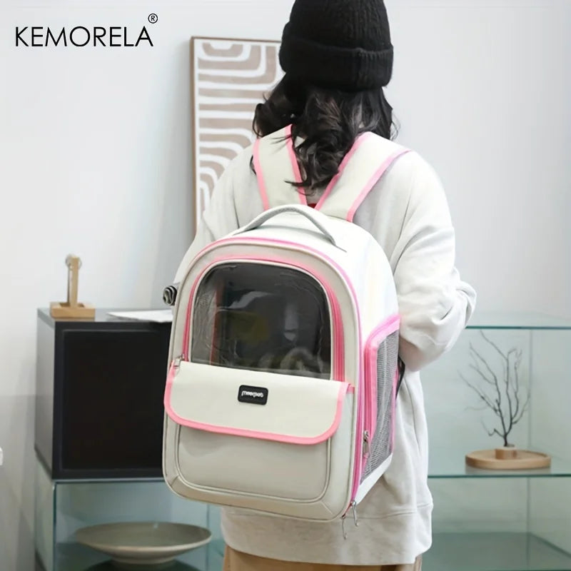 Portable Breathable Pet Carrier Backpack For Dogs & Cats