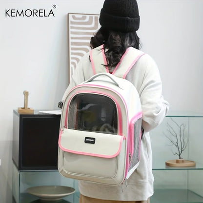 Portable Breathable Pet Carrier Backpack For Dogs & Cats