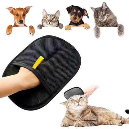Pet Hair Remover Glove – Double-Sided Grooming Mitt