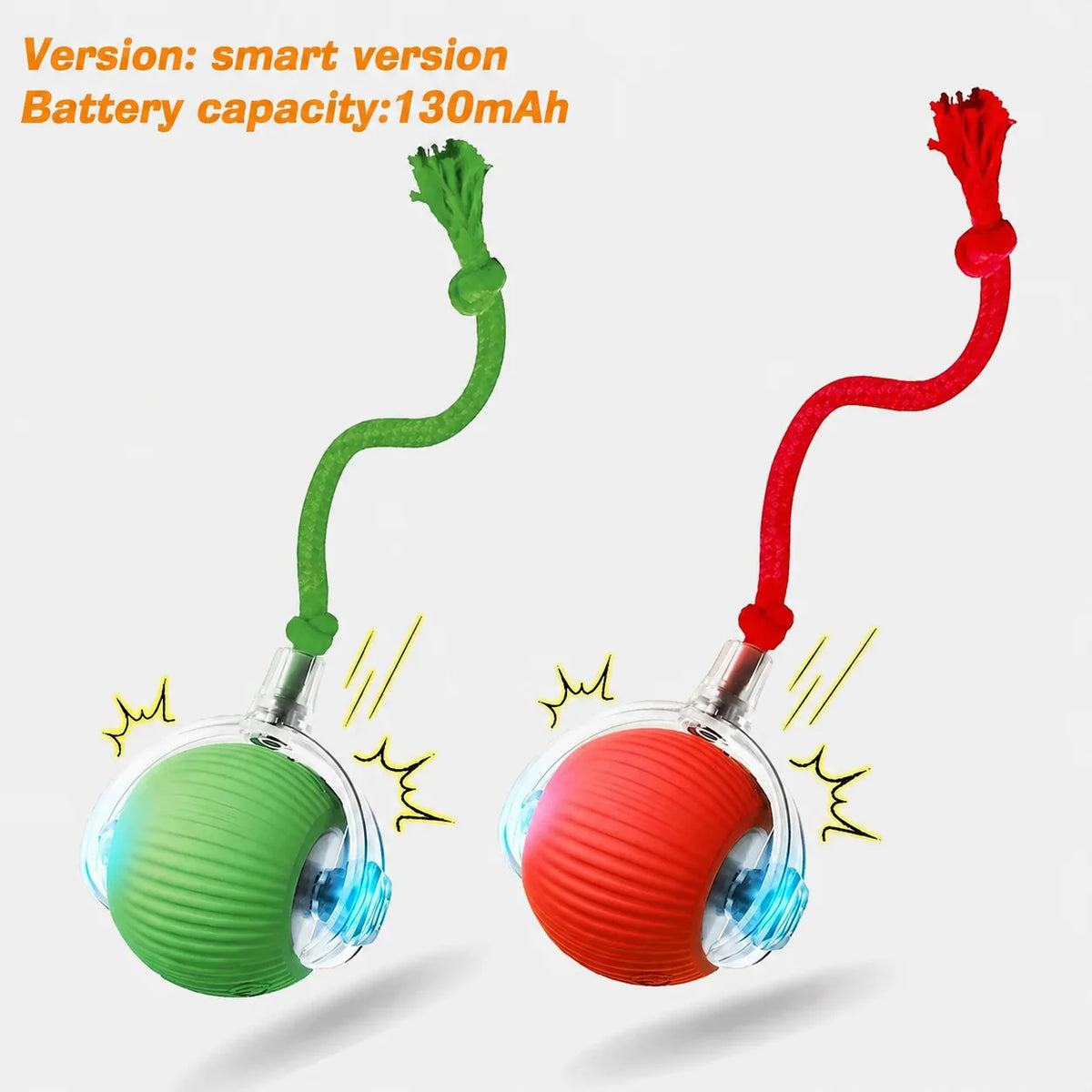 Cat Chase Ball – Rechargeable Self-Rolling Toy with Tail