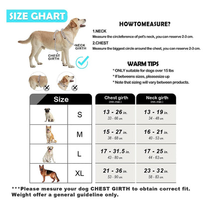 No Pull Adjustable Padded Dog Harness Vest