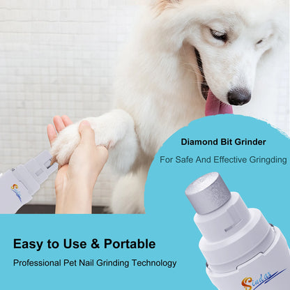 USB Rechargeable Electric Dog Nail Grinder Trimmer