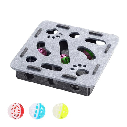 Interactive Cat Puzzle Hunting Toy Box With Ball