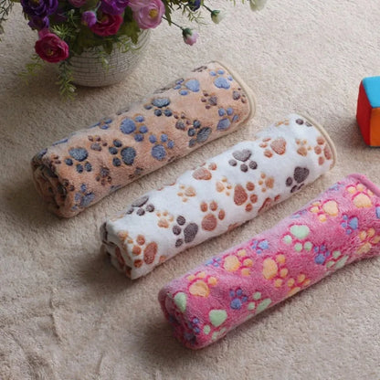 Soft Fleece Pet Blanket For Cats & Dogs