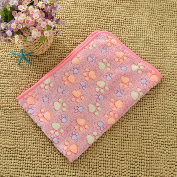 Soft Fleece Pet Blanket For Cats & Dogs