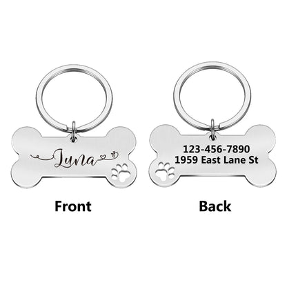 Personalized Custom Dog Name Tag Collar Accessory