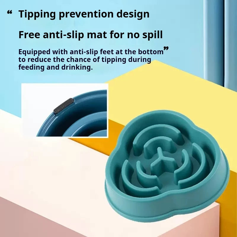 Anti Choking Slow Feeder Dog Bowl