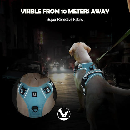 No Pull Adjustable Padded Dog Harness Vest
