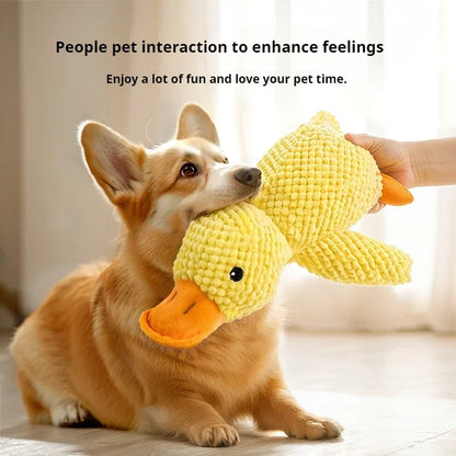 Plush Squeaky Duck Toy For Dogs & Cats
