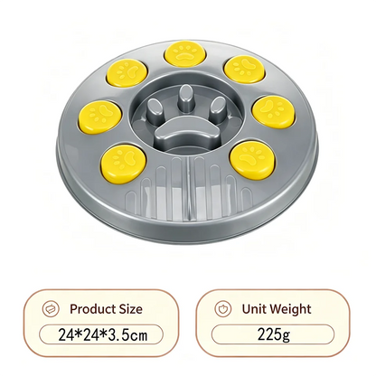 Interactive Dog Puzzle Slow Feeder Toy With Food Dispenser
