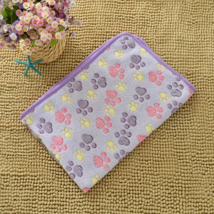 Soft Fleece Pet Blanket For Cats & Dogs