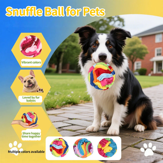 Interactive Dog Snuffle Ball For Nose Work Training