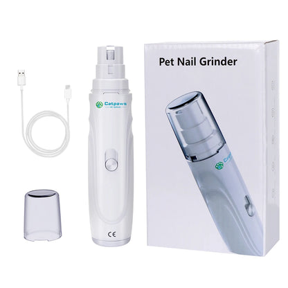 USB Rechargeable Electric Dog Nail Grinder Trimmer