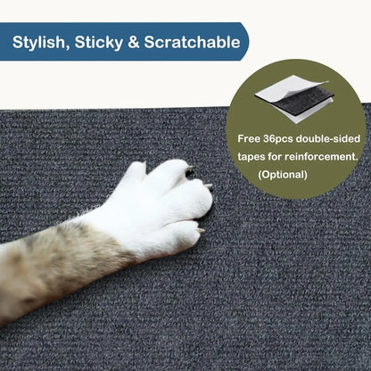 Self-Adhesive Cat Scratching Mat Furniture Protector